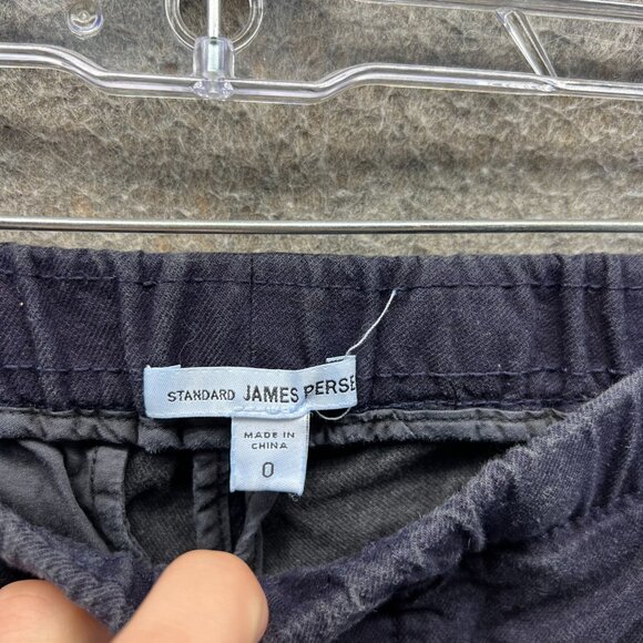 James Perse Pants Mens XS Blue Cotton Stretch Pull On Slim Fit Casual 0 Trouser - Picture 5 of 9